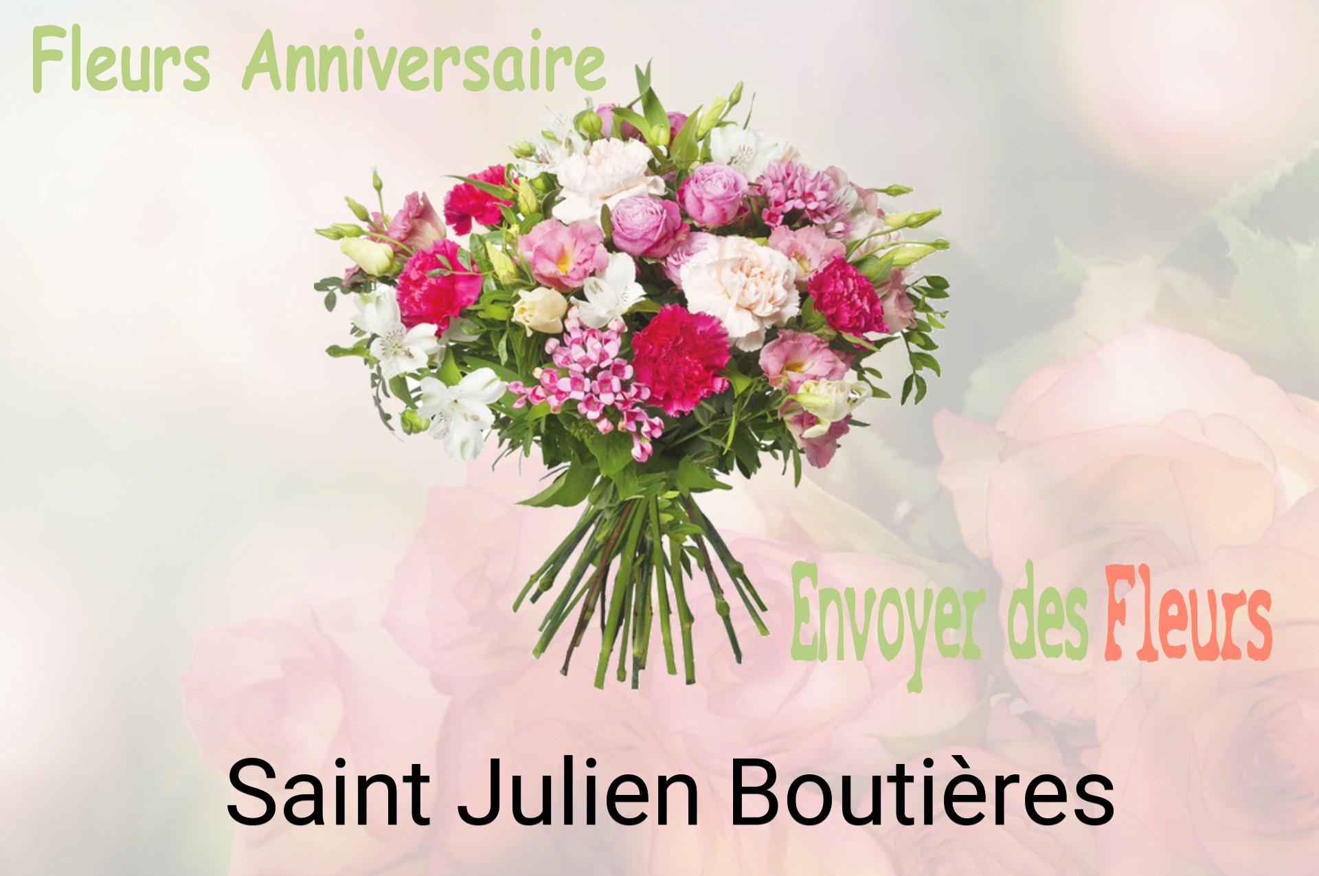 Bouquet de fleurs d’anniversaire livré à Saint-Julien-Boutières